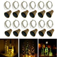 ♝✵ 2M 20LEDs Solar Wine Bottle String Light Solar Copper Wire Fairy Lights Cork Shape Christmas Lamp For Wedding Party Garden Decor