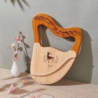 21/24/2732 Sts Lyre Harp วัสดุมะฮอกกานีไม้เพลงรักเปียโนนิ้วหัวแม่มือ Lute สำหรับผู้เริ่มต้นของขวัญวันเกิดเด็กด้วยชิ้นส่วน