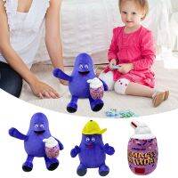 1/2Pcs Grimace Shake Plush Stuffed Animal Plushies Yellow Hat Stuffed Plushie Toy Doll Anime Figure Ornament For Kids&amp;Adult Room