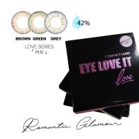 EYELOVEIT รุ่น LOVE เลนส์สีรายเดือน ( ซื้อ EYELOVEIT ครบ 3 กล่อง แถมตลับคอนแทคเลนส์ )