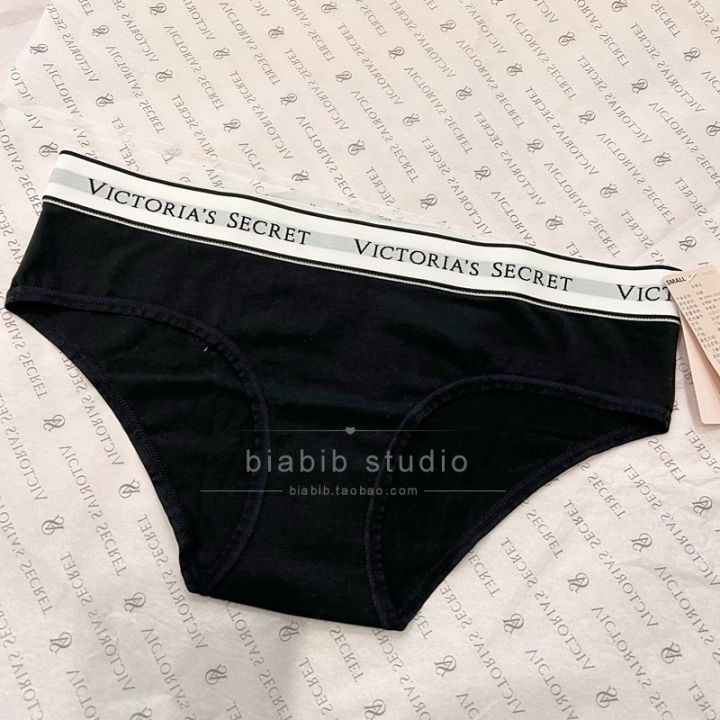 ใหม่ลับของ-victoria-s-secret-victoria-โลโก้-wide-สะโพกผู้หญิงชุดชั้นในผ้าฝ้ายสบายหลากสี