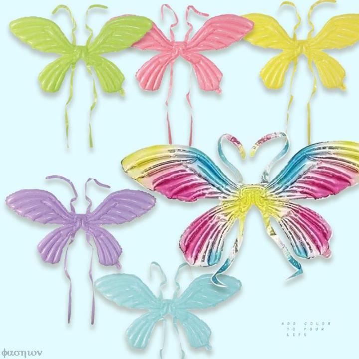 angel-butterfly-strap-wings-aluminum-film-toy-balloon-childrens-balloons-baby-shower-wedding-birthday-party-decoration-supplies-balloons