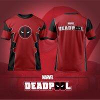 FAZZ MV02 - JERSEY MARVEL DEADPOOL  TOPENG HITAM MERAH