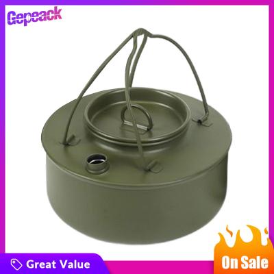 Gepeack กาน้ำชากาน้ำพกพากาต้มน้ำกลางแจ้งเครื่องครัวแคมปิ้งสำหรับเดินป่ากลางแจ้ง RV