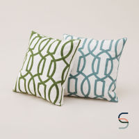 SARABARN Dimensional Cushion Cover | ปลอกหมอนอิง ลายเส้นมิติ