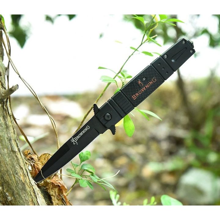 มีดพกพา-knife-outdoor-folding-knife-มีระบบดีดใบมีด-มีที่ทุบกระจก-พร้อมส่งในไทย