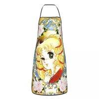 Candy Candy Anime Cartoons Apron Cuisine Cooking Baking Household Cleaning Painting Kawaii Cute Girl Bibs Kitchen Tablier Chef Aprons