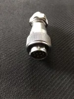 คอนเนคเตอร์ต่อสายไฟ WF16 10pole #0.75sqmm 5A, cable OD.5-6.5mm circular connector IP67 WF16J10TE male poles