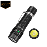 Sofirn SC18 LED Flashlight LUMINUS SST40 1800lm Tactical 18650 Rechargeable Outdoor EDC Torch  Waterproof IP68 USB Type-C Rechargeable  Flashlights