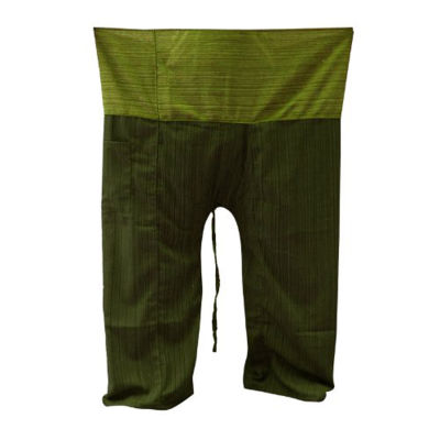 ขนาด Free Size เขียวมะลิ กับ เขียวเข็ม กางเกงเลย์ผ้าฝ่าย 2Toneเป็นกางเกงเลย์ใส่สบาย