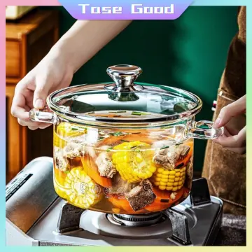 High Borosilicate Glass Cooking Pot - the ultimate kitchen