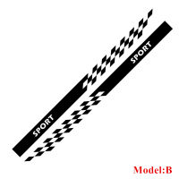 Car Door Side Skirt Stripes Stickers DIY Vinyl Decals For-Volkswagen Caravelle T4 T5 T6 Auto Body Decor Sickers Accessories