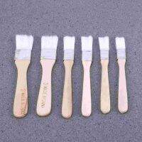 6pcs Professional Chip Brushes Wooden Handle Painting Brushes for Wall Furniture Painting Gesso Glues Stains Acrylics Paint Tools Accessories