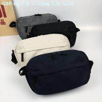 MUJI Muji Single Shoulder Slope Small Canvas Bag Bag Mens And Womens Summer High-Capacity Joker Sports Leisure Contracted