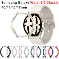 Case for Samsung Galaxy Watch 6 40mm 44mm SmartWatch PC Protect Shell for Galaxy Watch 6 Classic 43mm 47mm Protector Cover