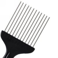 Ebayst Afro Hair Comb Insert Hair Curly Brush Fork Plastic Hair Pick Comb Anti-static