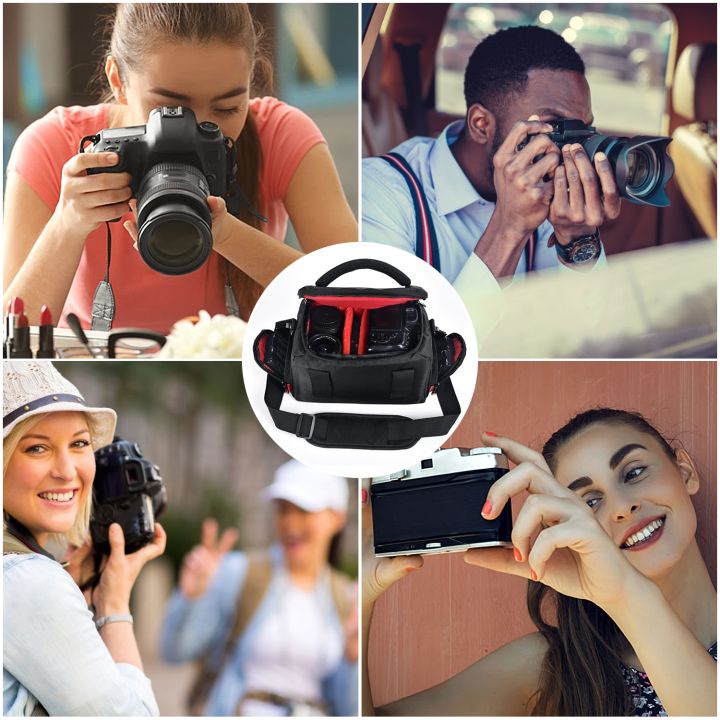 fosoto-กระเป๋ากล้อง-dslr-แบบมืออาชีพกันน้ำกล้องดิจิตอลกระเป๋าสะพายไหล่กล้องวีดีโอเคสสำหรับ-sony-เลนส์-canon-nikon-pouch