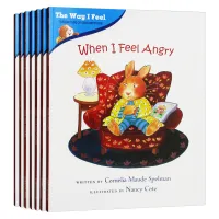 Original English version my feeling Series 8-volume set When I Feel Scared Angry Jealous Sad English Version Original English emotion picture book picture book childrens cognitive enlightenment education parent-child Books