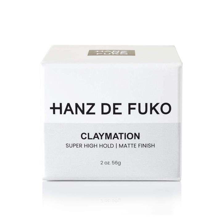 Hanz de Fuko Claymation Super High Hold Matte Finish Men's Hair Styling