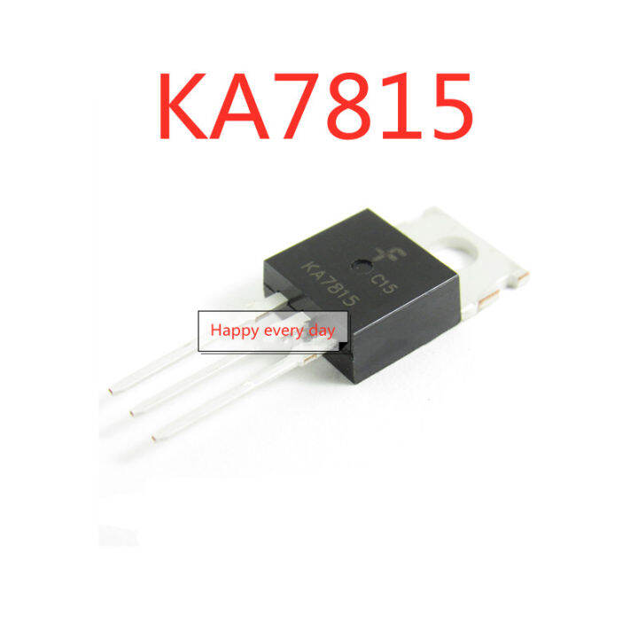 10pcs KA7815 TO-220 three-terminal regulator 7815 transistor | Lazada PH