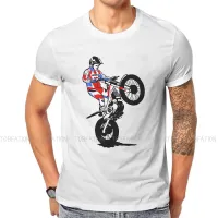 Moto Gp Trial Motorcycle Tshirt Vintage Grunge Mens Clothes Cotton T Shirt