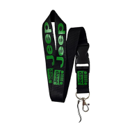 สายห้อยคอ กุญแจ โลโก้ จิ๊ป แต่ง รถยนต์ มอเตอร์ไซค์ JEEP green lanyards logo for car or bike accessories