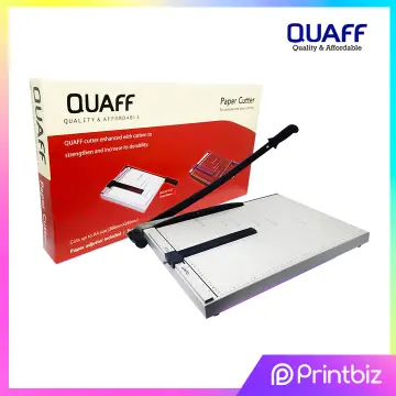 Quaff Sliding Paper Cutter A4 Papers Cutters Metal Base Heavy Duty  AUTHENTIC - 1 Unit