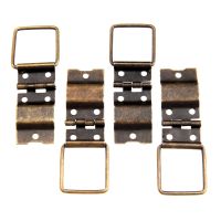 【LZ】✓✼℗  Dobradiças de ferro bronze antigo 38x21mm anel mesmo dobradiça porta retrô caixa de joias acessórios de ferragens de armário