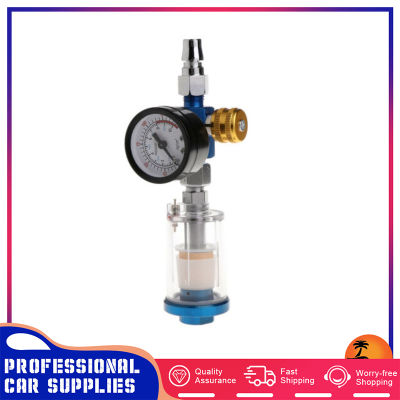 Mini Air Pressure Regulator In-Line Water Trap Filter Auto Car Paint Primer Spray Air Regulator Water Oil Filter Set