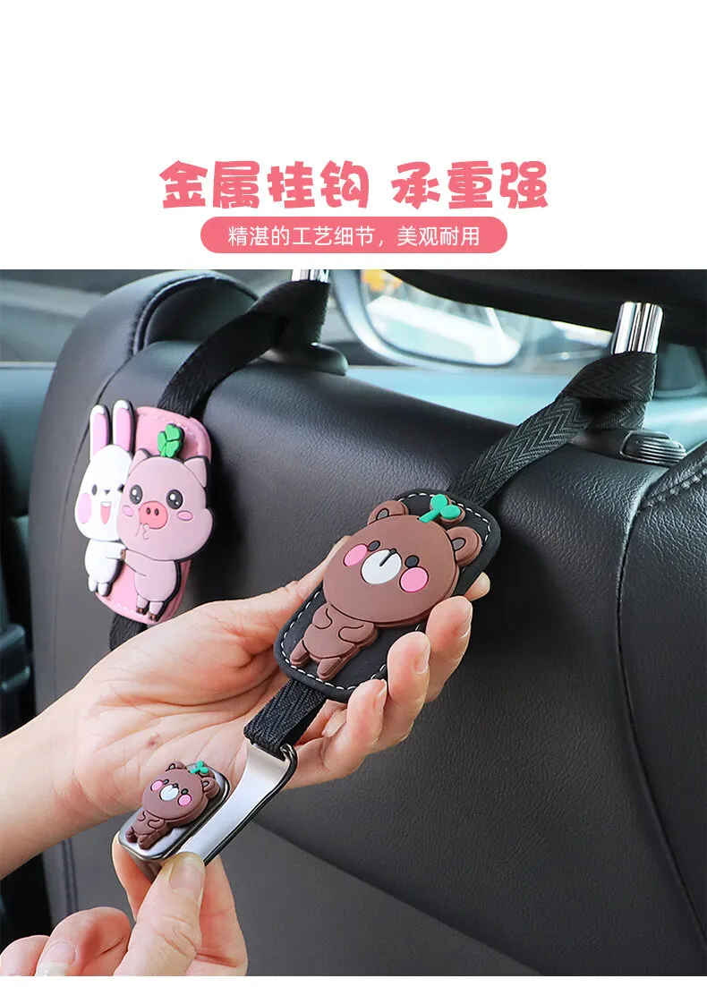 Car Hook New Metal Car Cartoon Cute Chair Back Rear Seat Rear Row Invisible Small Sky Hook Female | Lazada Car Hook New Metal Car Cartoon Cute Chair Back Rear Seat Rear Row Invisible Small Sky Hook Female | Lazada
