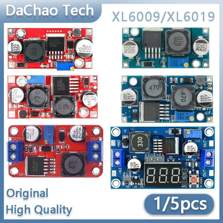 1-5pcs-xl6009-xl6019-automatic-step-up-step-down-dc-dc-display-adjustable-converter-power-supply-module-electrical-circuitry-parts