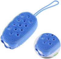 แปรงซิลิโคนอาบน้ำขจัดคราบผิว Bubbles bath brush  ขจัดคราบสิ่งสปรกได้อย่างหมดจด