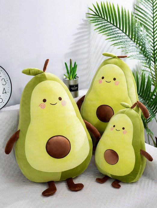 Avocado Stuffed toy Avokado Plushies Buah-buahan plushie Cute Avocado ...