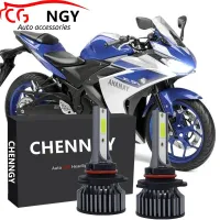 ชุดแปลงหลอดไฟหน้า 6000K 12V สีขาว สําหรับ YZF-R3 2015 2016 2017-2x NEW