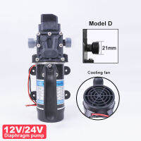 DC12V 24V 10L 8L MinType Electric Water FIlm High Pressure Self-Priming Pump For Garden Return Valve 120W 100W 130PSI