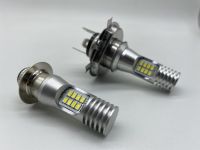 ไฟจักรยานยนต์ /หลอดไฟตัดหมอกLED /H4-H2 16Smd/ P15D 3020 สําหรับรถจักรยานยนต์ /ราคา 1ชิ้น (แสงสีขาว)  12V A/DC10-60V