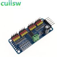 16ช่องสัญญาณ12บิต Pwm/ เซอร์โว Driver-I2C โมดูล PCA9685อินเตอร์สำหรับ Arduino หรือราสเบอร์รี่ Pi โมดูลโล่เซอร์โวชิลด์ชิ้นส่วนวงจรไฟฟ้า