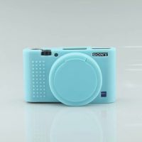 RX100เคสสำหรับ Sony กล้องแบบนิ่ม III IV VI RX100 VII ZV1 ZV-E10ป้องกันร่างกายกระเป๋าครอบกรอบตัวปกป้องกล้องถ่ายรูปผิว