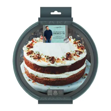 Jamie Oliver Cake Tin / Carrier with Cover Lid
