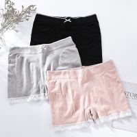 Mid-waist anti-glare safety pants abdomen and hip seamless panties one size three-color graphene women panties