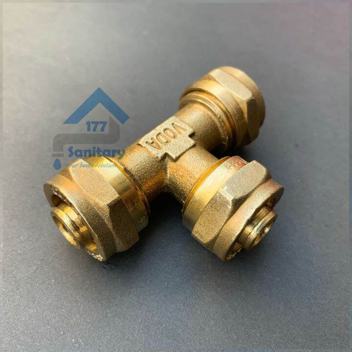 Nepel Tee KUNINGAN sambungan Pipa air Panas TPPP -kran nepel T Fitting pipa  nepel shower mur conector water heater spare part pemanas air sambungan acc  ledeng /X42 | Lazada Indonesia