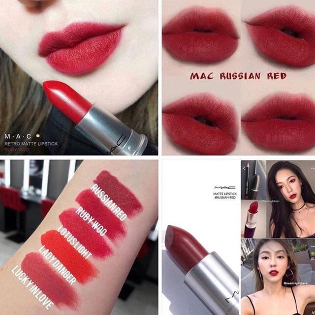 Hcm]Mac- Matte Lipstick Mini Size + Retro Matte Lipstick - Son Lì |  Lazada.Vn