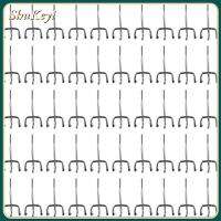 SHUKEYI 50pcs ตาข่ายแบบตาข่าย ที่แขวนพอดี ที่วางของ ชั้นวางสินค้า ตะขอ pegboard ชั้นเก็บของชั้น หมุดร้านค้าปลีก ตะขอแขวนแสดง