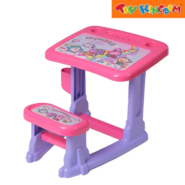 Pink Kiddie Desk with Chair Lazada PH