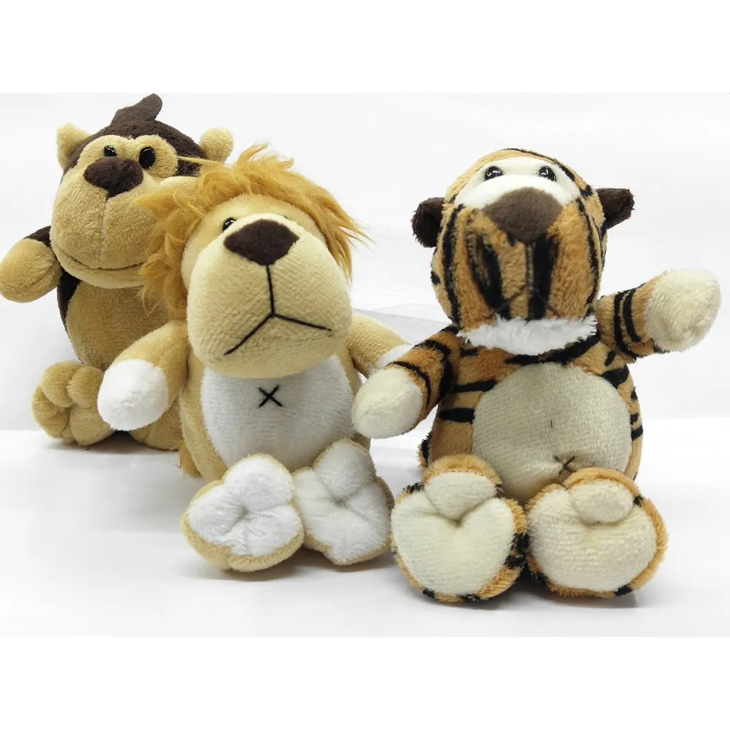  Jungle Animals Safari Stuffed Animal Toy Birthday Party Kids Gift  YY | Lazada PH