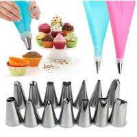 ♕✻ 24PCS nozzle pastry bag cake decoration baking tool set