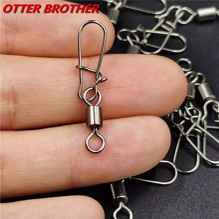 50pcs-lot-1-14-carp-fishing-accessories-connector-pin-bearing-rolling-swivel-stainless-steel-snap-fishhook-lure-swivels-tackle