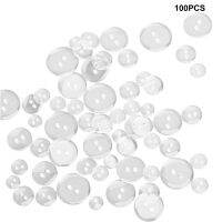 100pcs Knitting 2 Hole Handbags Round Transparent Plastic 20/25mm Pillow Cover Shirt DIY Crafts For Clothing Reversible Pants Dress Handmade Decoration Sewing Buttons