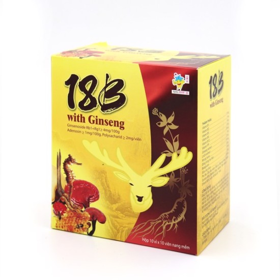 Viên uống bổ sung vitamin 18b with ginseng - ảnh sản phẩm 1