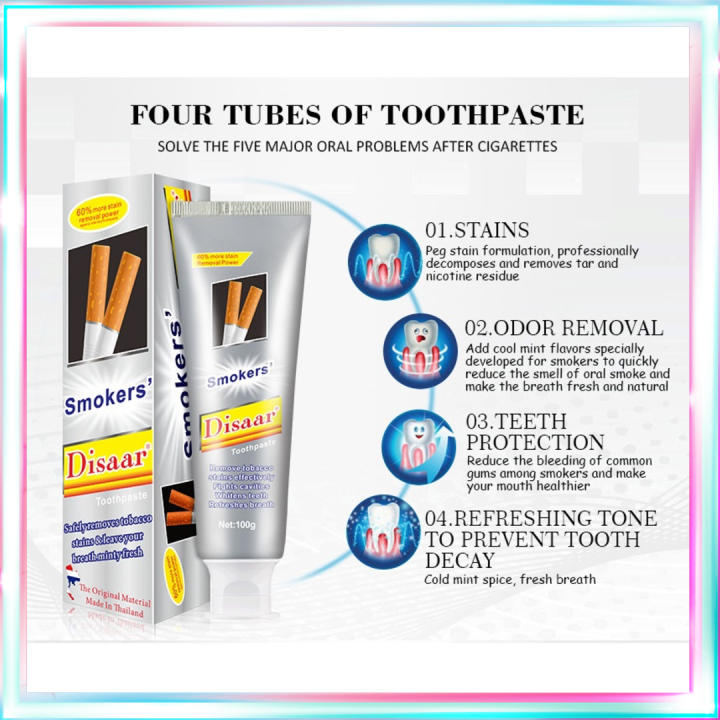 SMOKER TOOTHPASTE Original and authentic Toothpaste smoker toothpaste